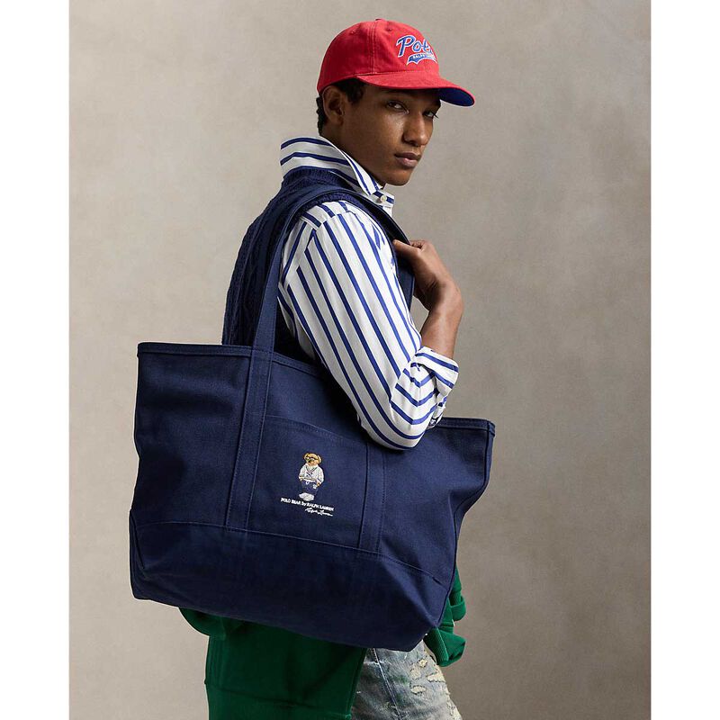 Polo Ralph Lauren Polo Bear Canvas Tote image number 1